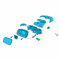 OEM Ford Ranger Mirror Assembly Diagram - KB3Z-17682-E