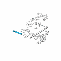 OEM 2015 GMC Savana 3500 Shock Diagram - 84301665