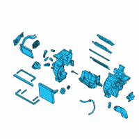 OEM Kia Forte Heater & EVAPORATOR Diagram - 972051M030