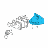 OEM 2003 Buick Century Housing Asm-Air Cleaner Lower Diagram - 10335309