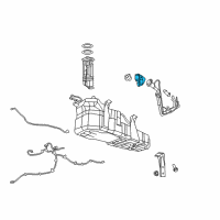 OEM 2008 Jeep Liberty Tube-Fuel Filler Diagram - 57010186AC