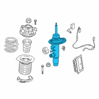 OEM BMW 330i SPRING STRUT FRONT LEFT VDC Diagram - 37-10-6-895-053