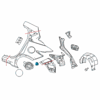 OEM 2017 Infiniti QX30 ACUTATOR Assembly-Fuel Lid Opener Diagram - 78850-5DA0C