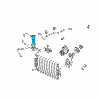 OEM 2004 Oldsmobile Alero Accumulator Asm, A/C Diagram - 1132851