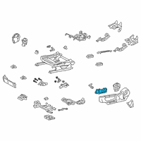 OEM Lexus ES250 Switch Assembly, Power S Diagram - 84920-33120