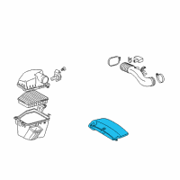 OEM 2008 Lexus GS460 Inlet, Air Cleaner Diagram - 17751-38060