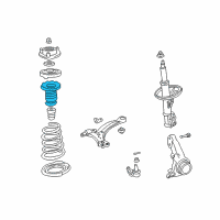 OEM 2006 Toyota Solara Upper Spring Insulator Diagram - 48157-06083