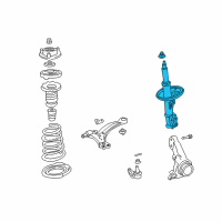 OEM Toyota Solara Strut Diagram - 48510-A9380