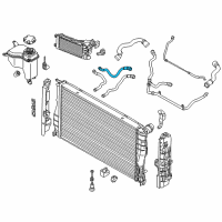 OEM BMW X1 Radiator Coolant Hose Diagram - 17-12-7-620-392