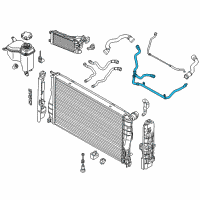 OEM 2014 BMW X1 Refrigerant Pipe Diagram - 17-12-7-639-027