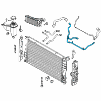 OEM BMW X1 Refrigerant Pipe Diagram - 17-12-7-639-027