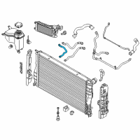 OEM BMW X1 Coolant Hose Diagram - 17-12-7-620-391