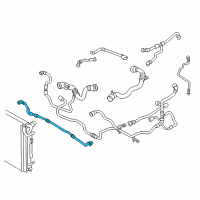 OEM 2018 BMW 440i xDrive Radiator Coolant Hose Lower Diagram - 17-12-8-616-560