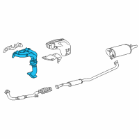 OEM 1997 Toyota Camry Manifold Diagram - 17141-74200