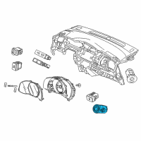 OEM Honda Switch Assembly, Engine Start & Stop Diagram - 35881-T5A-J02