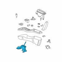 OEM 2001 Pontiac Sunfire Control Asm-Automatic Transmission (W/ Automatic Transmission Control Indicator) Diagram - 22663247