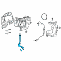 OEM 2020 Jeep Cherokee Hose-TURBOCHARGER Oil Feed Diagram - 4893761AD