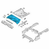 OEM 2021 Kia Forte Panel Assembly-Rear FLOO Diagram - 65511M7000