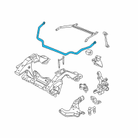 OEM 2001 Infiniti QX4 STABILIZER - Front Diagram - 54611-3W400