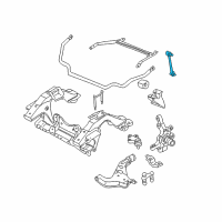 OEM 2001 Infiniti QX4 Rod Assy-Connecting, Stabilizer Diagram - 54618-3W400