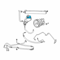 OEM Jeep Reservoir-Power Steering Fluid Diagram - 52124317AB