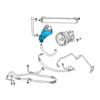 OEM 2010 Jeep Commander Line-Power Steering Supply Diagram - 52089487AA