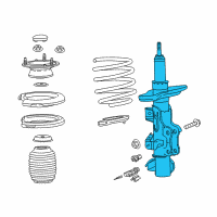 OEM Cadillac CTS STRUT ASM-FRT SUSP Diagram - 84427197