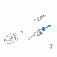 OEM 1995 Nissan 240SX Switch Assy-Wiper Diagram - 25260-1E401