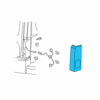 OEM Hummer H3 Tail Lamp Assembly Diagram - 19259479