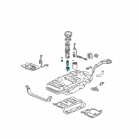 OEM 2003 Acura MDX Fuel Sending Unit Diagram - 17040S3VA50