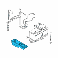 OEM 2011 BMW X6 Battery Cover Diagram - 51-47-6-981-050