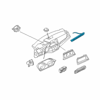 OEM 2009 BMW X5 Switch Unit, Centre Console Diagram - 61-31-9-180-943