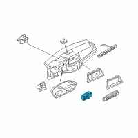 OEM 2008 BMW X6 Headlight Switch Diagram - 61-31-9-134-728