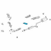 OEM 2006 Honda Insight Cover (Upper) Diagram - 18182-PHM-G00