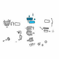 OEM 2001 Chrysler Voyager Cover-Cylinder Head Diagram - 4648976AD