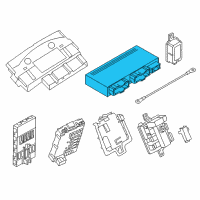 OEM BMW 430i Convertible Top-Control Unit Diagram - 61-35-7-456-364