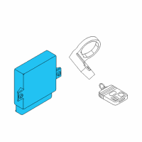 OEM Ford Module Diagram - 9T1Z-15K600-B