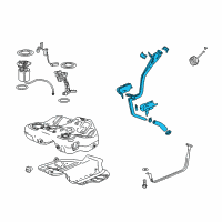 OEM Buick Filler Pipe Diagram - 22757713