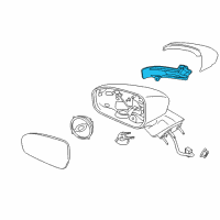 OEM Ford Fusion Signal Lamp Diagram - DS7Z-13B375-A