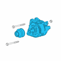 OEM Ford Fiesta Alternator Diagram - CV6Z-10346-D