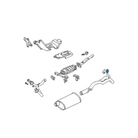 OEM Chevrolet S10 Bracket Asm-Exhaust Muffler Rear Hanger Diagram - 15681411