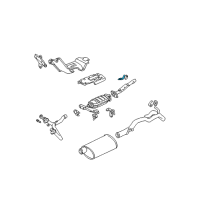 OEM GMC Sonoma Bracket-Exhaust Pipe Hanger Diagram - 15681410