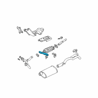 OEM 1994 Chevrolet S10 Hanger-Catalytic Converter Diagram - 15642516