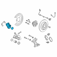 OEM 2019 Buick Regal Sportback Actuator Kit-Rear Parking Brake Diagram - 13520207