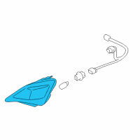 OEM Scion Signal Lamp Diagram - SU003-02537