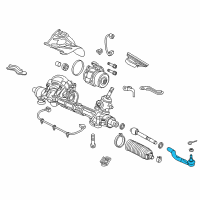OEM 2019 Honda Insight End Complete, Tie Rod Diagram - 53540-TBA-A01