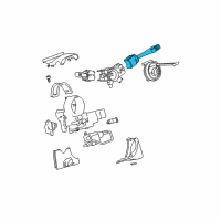 OEM 2010 Chevrolet HHR Front Wiper Switch Diagram - 15915858