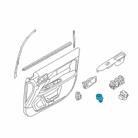 OEM Lincoln MKZ Mirror Switch Diagram - 7H6Z-17B676-AA