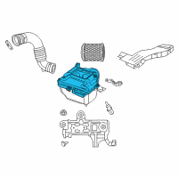 OEM 2012 Jeep Patriot Cover-Air Cleaner Diagram - 5145595AA