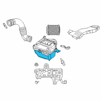 OEM 2014 Jeep Compass Body-Air Cleaner Diagram - 5145596AA